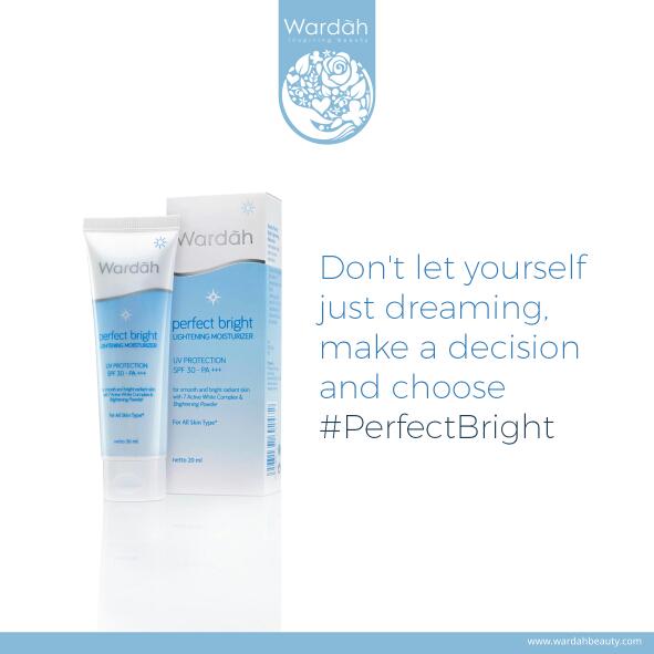 wardahbeauty's tweet photo. Don't let yourself just dreaming, make a decision and choose #PerfectBright http://t.co/Ecf2CekzWH