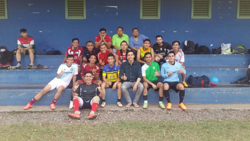 Seru latihan hari ini, di bench aja rameee