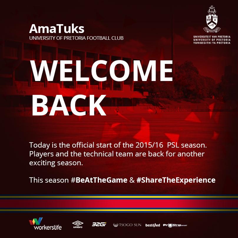 <a href="/Workerslife/">Workerslife</a> <a href="/Umbro_SA/">Umbro South Africa</a> <a href="/32Gi/">32Gi®</a> <a href="/UPTuks/">University of Pretoria</a> <a href="/TuksSport/">#TuksSport</a> <a href="/TuksSSC/">Tuks Student Sports</a> <a href="/UP_SRC/">UP SRC</a> #TheBoysAreBack