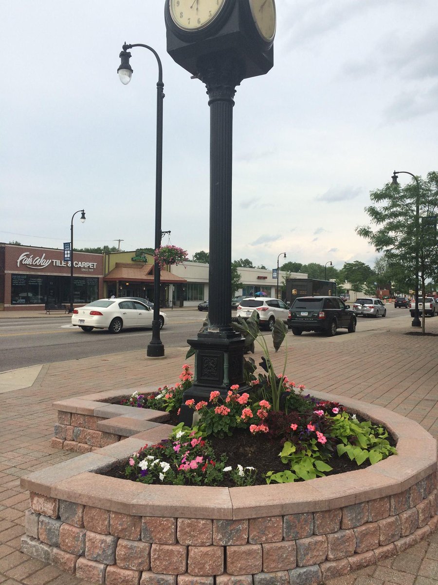 Have you seen the flowers around the clock tower? Thanks to DDA board member Christine Ryan for planting them!