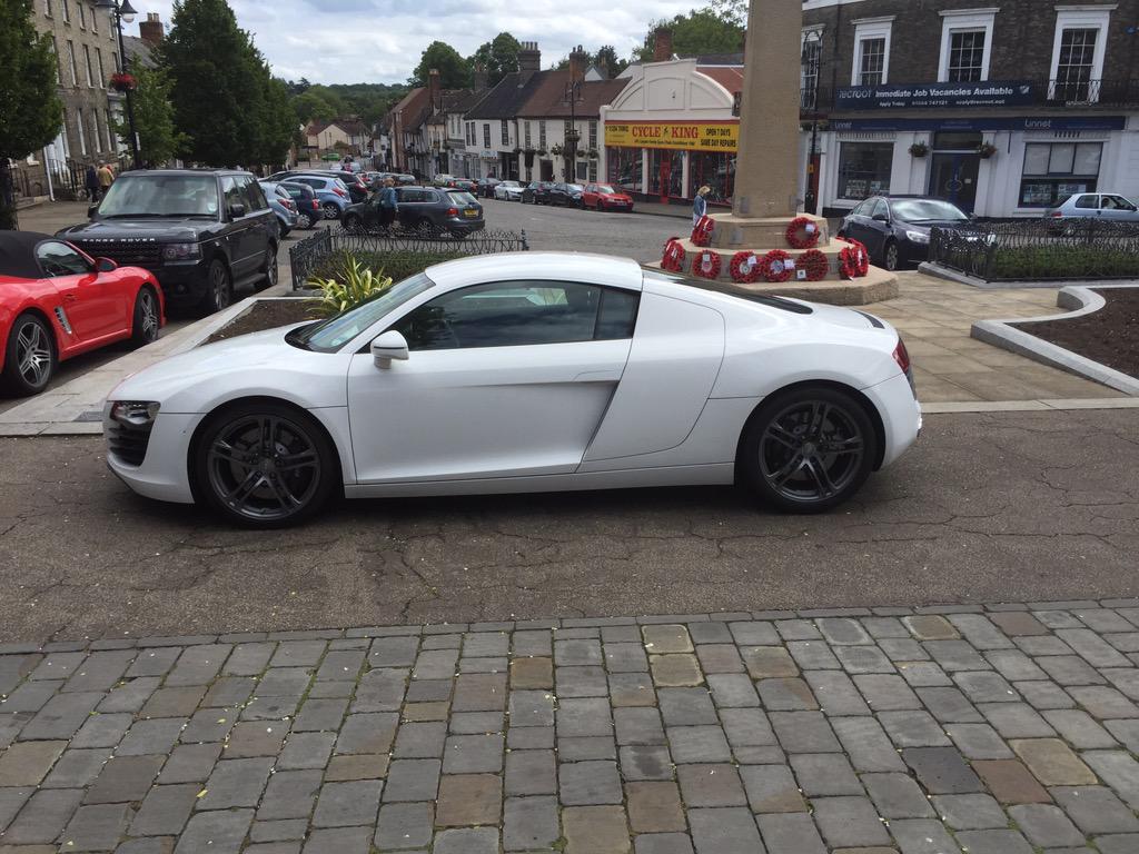 Saw this beaut yesterday my dream car #r8 #audi #burystedmunds