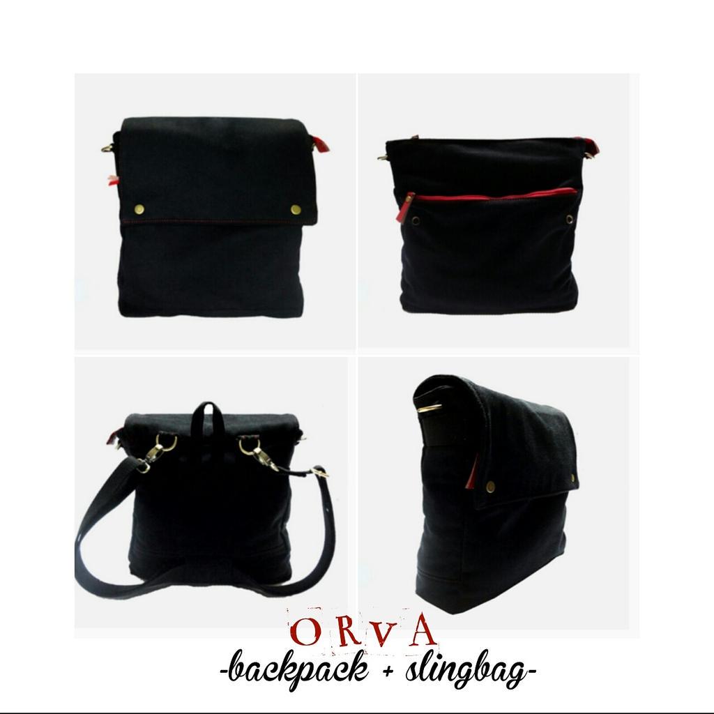2 style in 1 bag. Let's meet Orva backpack - slingbag.
