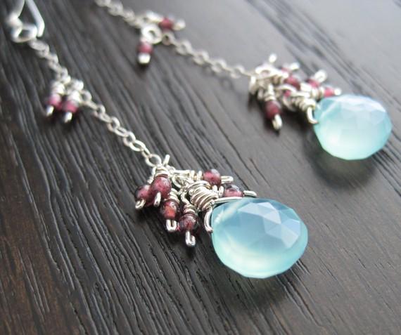BrookeJewelry's tweet image. Aqua blue faceted chalcedony &amp;amp; red garnet earrings #giftideas #jewelryonetsy #etsymntt etsy.me/1oFcLKh