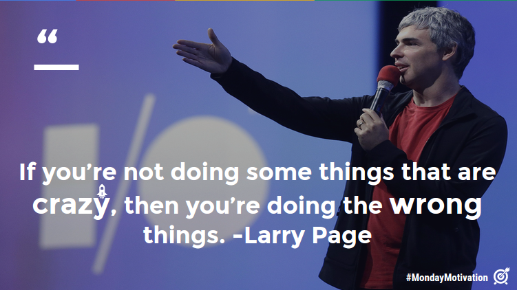 googlestudents's tweet photo. In order to make great strides, failure should not be feared. It should be learned from. #MondayMotivation http://t.co/ccUOCOTGVI