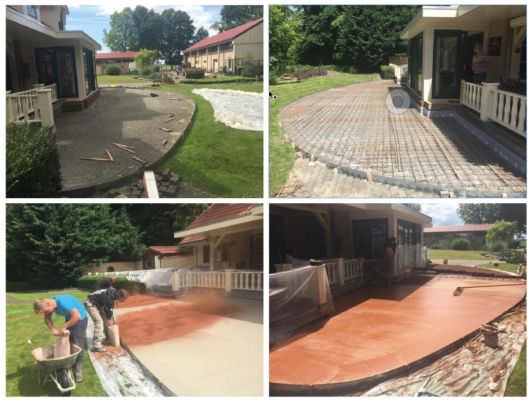 HVBetonvloeren's tweet photo. En weer een mooi printbeton terras gemaakt deze week. In houtmotief deze keer. Meer op fb: https://t.co/oHjSGgRD1S http://t.co/bWku6qDEOy
