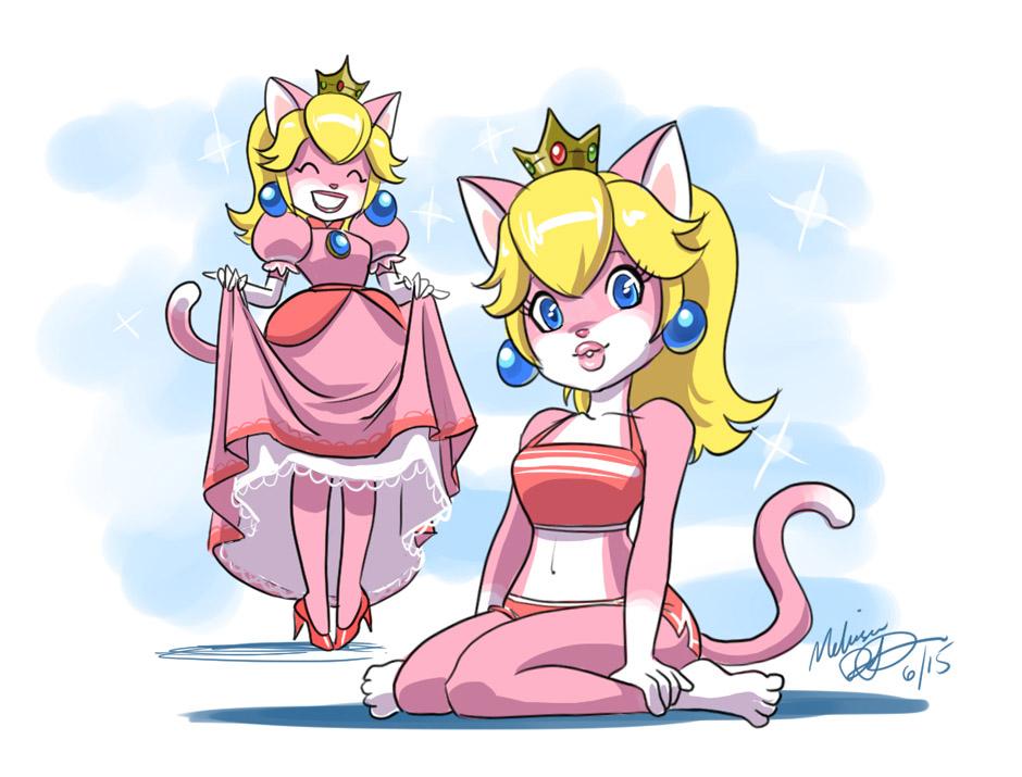 Princess cat Peach. 
