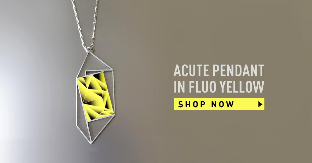 OnticDesign's tweet photo. The fluo yellow Acute pendant is waiting for you! Shop now @ http://t.co/zpTdsZsFpU | #Ontic #Pendant #Etsy http://t.co/H1WT1tL9B4