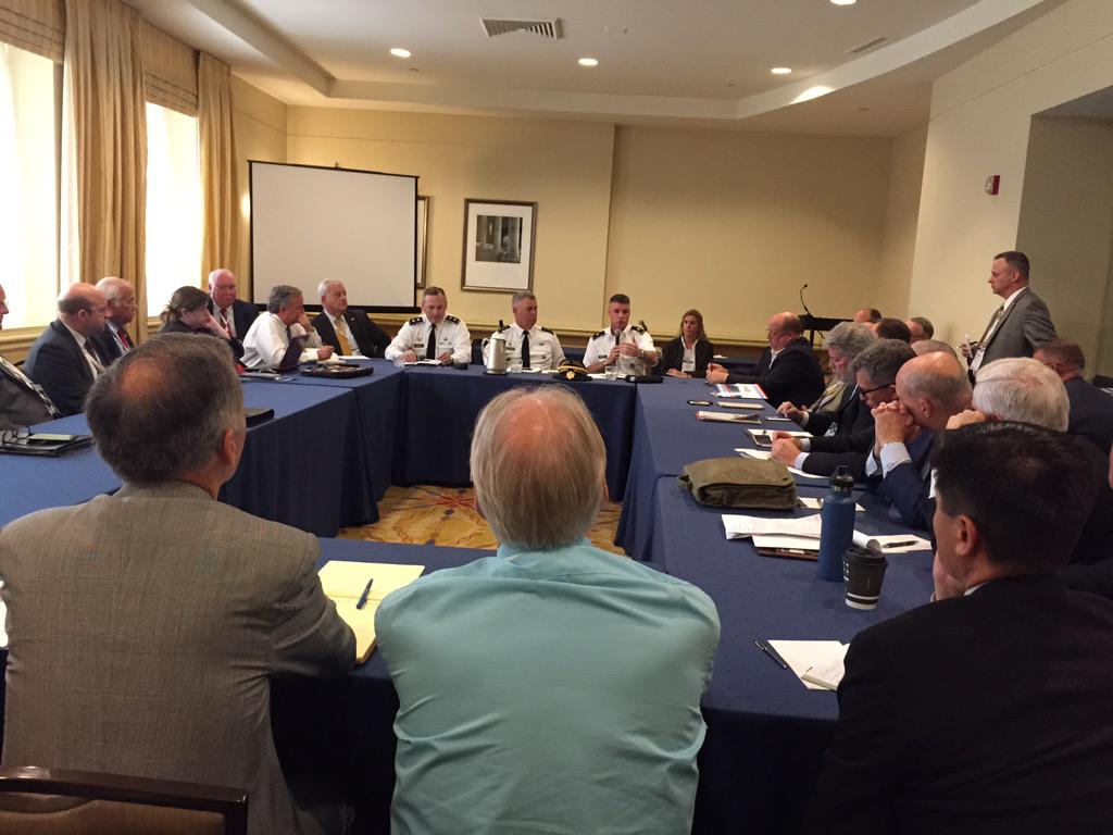 WAMilAffairs's tweet photo. Packed room for @USArmy public leaders briefing on pending #forcestructure decision @defensecomm #adcsummit15 http://t.co/wj35XJ0KHH