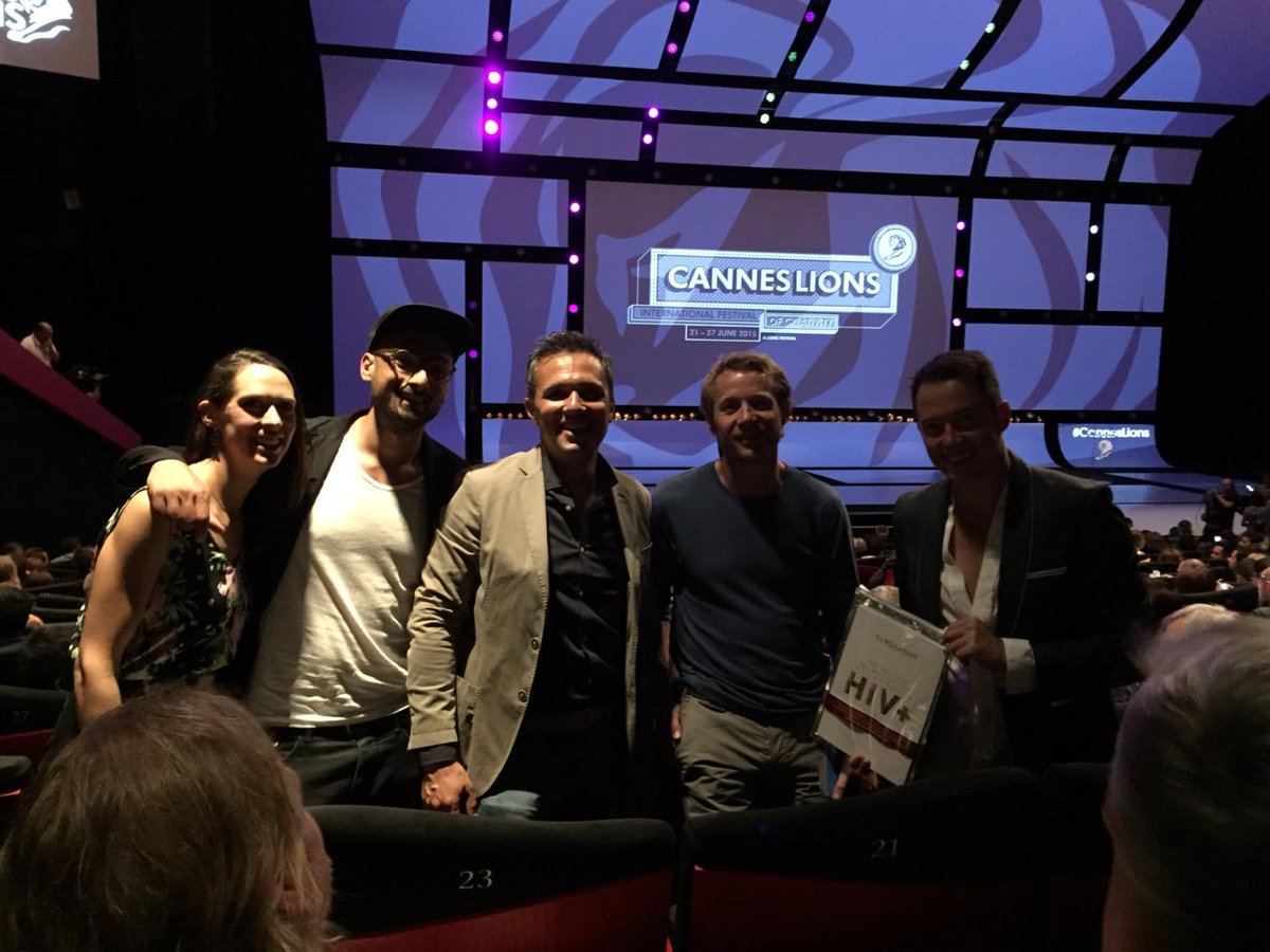 SaatchiSwiss's tweet photo. Saatchi &amp; Saatchi Switzerland went for Gold at @Cannes_Lions @wwsaatchi #HivHeroes http://t.co/uvQaZfZuPv
