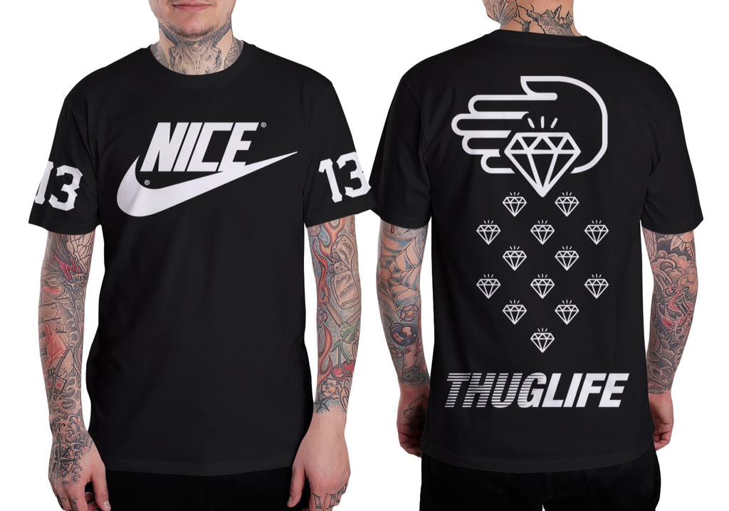 Thug BD tees available size M - L quick guys ;)