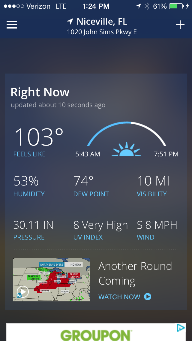 scott9_scott's tweet photo. Nice cool day in Florida!!! http://t.co/mqp1HjIdDa