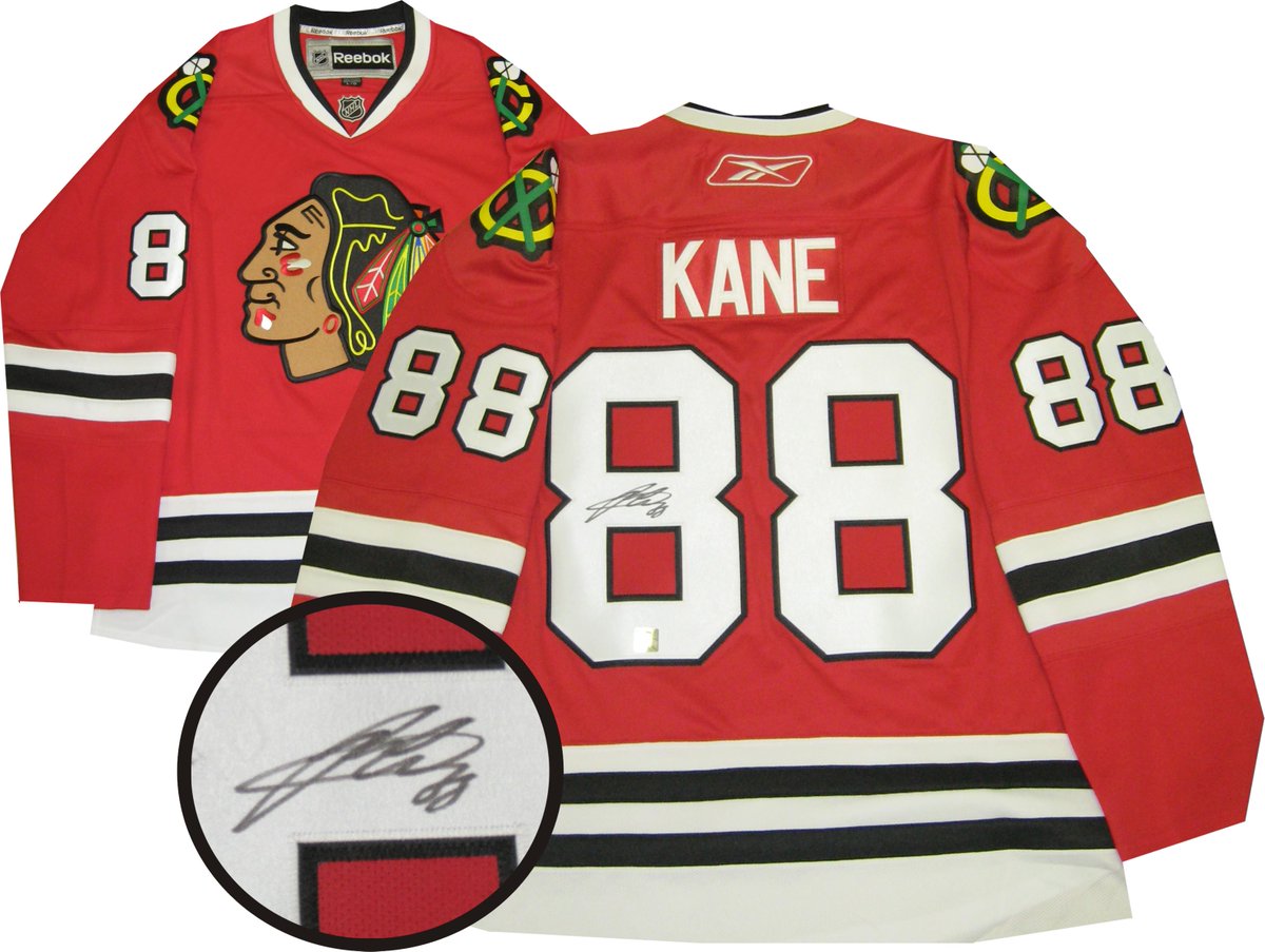 FrameworthSport's tweet photo. Later today we are giving away a signed #Kane jersey to congratulate our #FrameworthExclusive. RT to win! #Blackhawks http://t.co/zsBefMjLd0