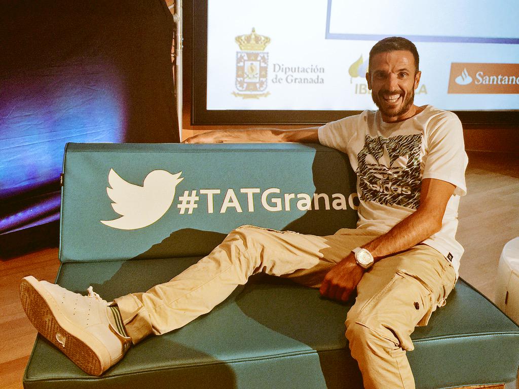 chemitamartinez's tweet photo. Increíble mi 1ª experiencia en @TATGranada contando mis aventuras en @TwitterSpain
#TATconChema #TATGranada15 http://t.co/DMgw9cB08T