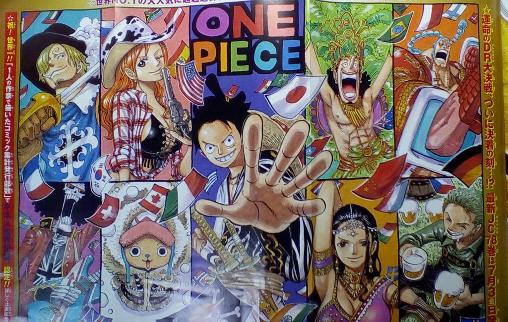 Mr One Piece Na Twitteru The Color Spreads Are The World National Flags And The Straw Hats Dressing Up With Their Costumes Onepiece Http T Co Brhzq4mj6z