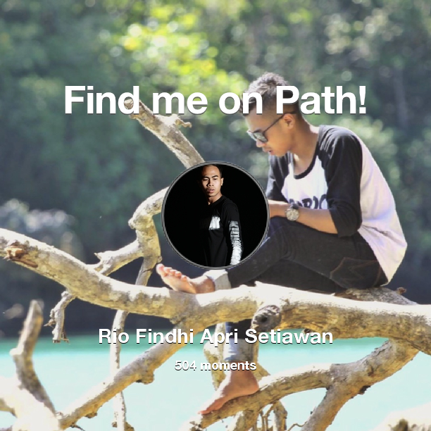 _rioendalovers's tweet photo. I've shared 504 memories with my friends on #Path - see them now at http://t.co/1b9sUDcRMk! #thepersonalnetwork http://t.co/KdH4ixD3Si