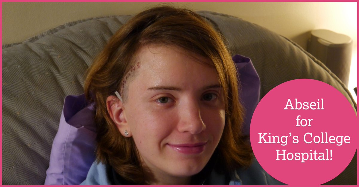 Sarah is abseiling for King's after they saved her life in 2012 - why don't you take part too? bit.ly/1LfKzvX