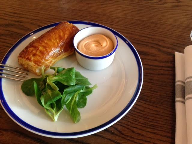 To tantalise your senses! #Crab Sausage Roll... it tastes divine. #SmallPlate #Seafood #Carnivores @MarkSargey10