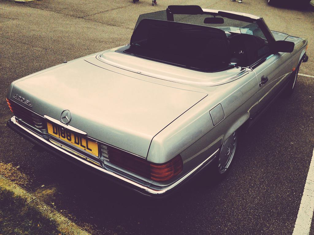 MercedesBenz_OC's tweet photo. Wonderful example of a beautiful #mercedes #420SL as seen yesterday @TheSharnbrook #classiccarevent http://t.co/a3sV4K4HjP