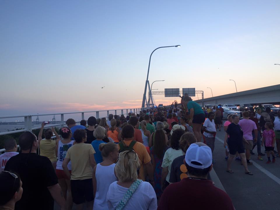 FOX24Charleston's tweet image. Check out our photo gallery from the #CharlestonUnityChain last night: on.fb.me/1IZN9nm #unitychain #chsnews