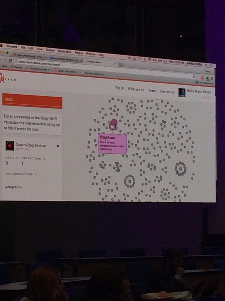 Beatriz_Sercas's tweet photo. #datascience analysis to see #socialmedia reach by @maria_ressa with http://t.co/Lm1lcvpFbg #dw_gmf #WS08 #dataviz http://t.co/ekcFZbxfQ1