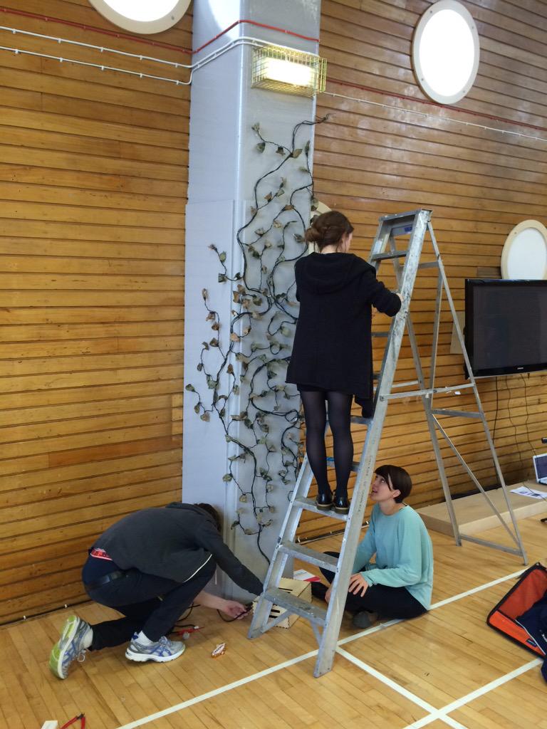lassesteenbock's tweet photo. #cotree is taking shape @ #c&amp;c in Glasgow http://t.co/mlnfs7zDix