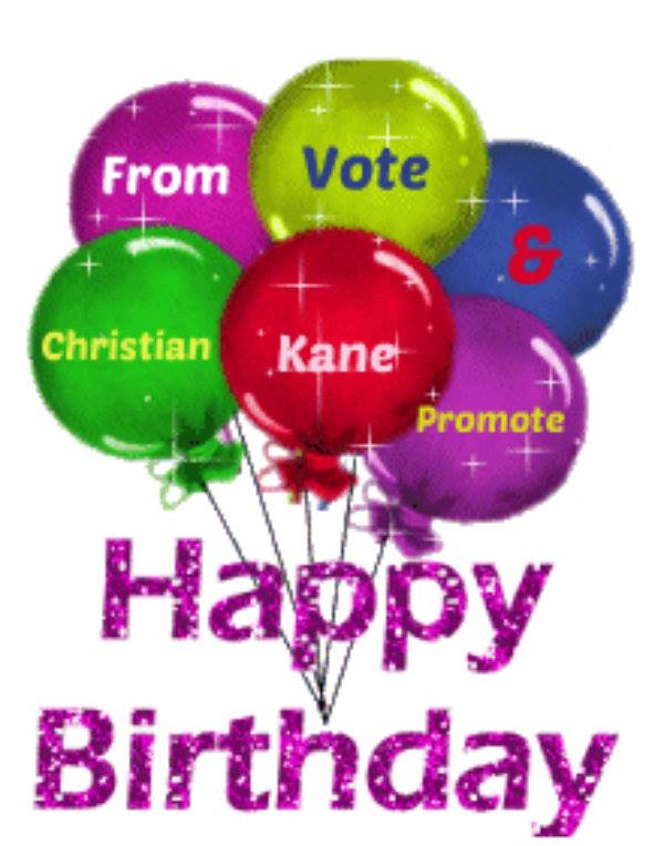 Wishing a very Happy Birthday to from the of Christian Kane Vote & Promote! 