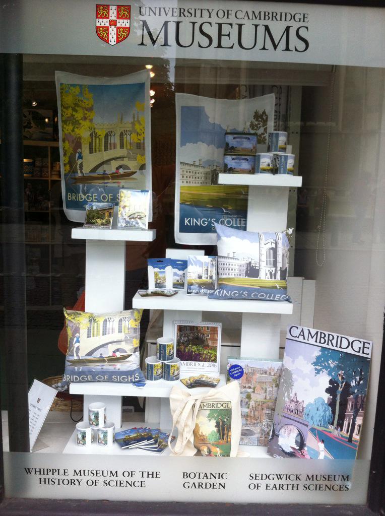 UCMShopCam's tweet photo. Our new window with some brilliant new Cambridge gifts http://t.co/e3yjD2UlNP