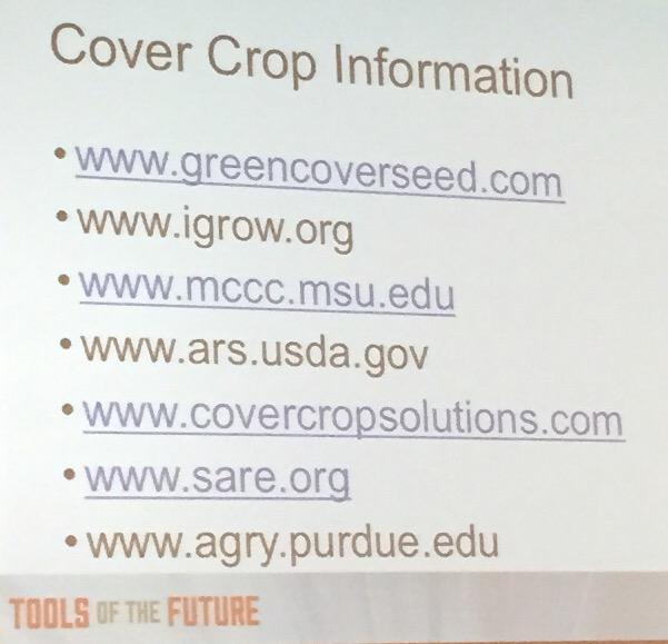 farmreporter2's tweet photo. Want to try cover crops? Quick links. #ToolsOfTheFuture http://t.co/kj8l022mjI