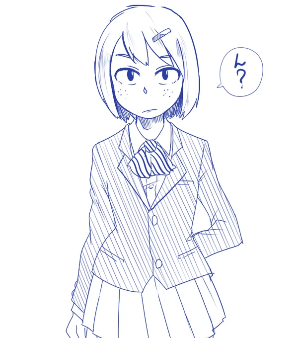 らくがき子
そばかすっていいよね! 