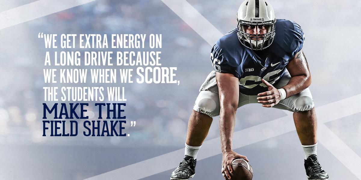 PennStateFball's tweet photo. Senior &amp; Grad student season tickets sold out! Our student section is major, and @angelomangiro66 breaks down why: http://t.co/6tOH9hsOkl