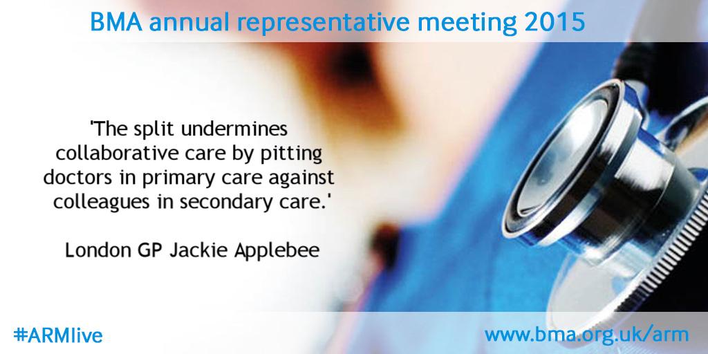 TheBMA's tweet image. NHS purchaser-provider split a ‘wicked waste of public money’
bma.org.uk/news-views-ana… #ARMlive #OneProfession