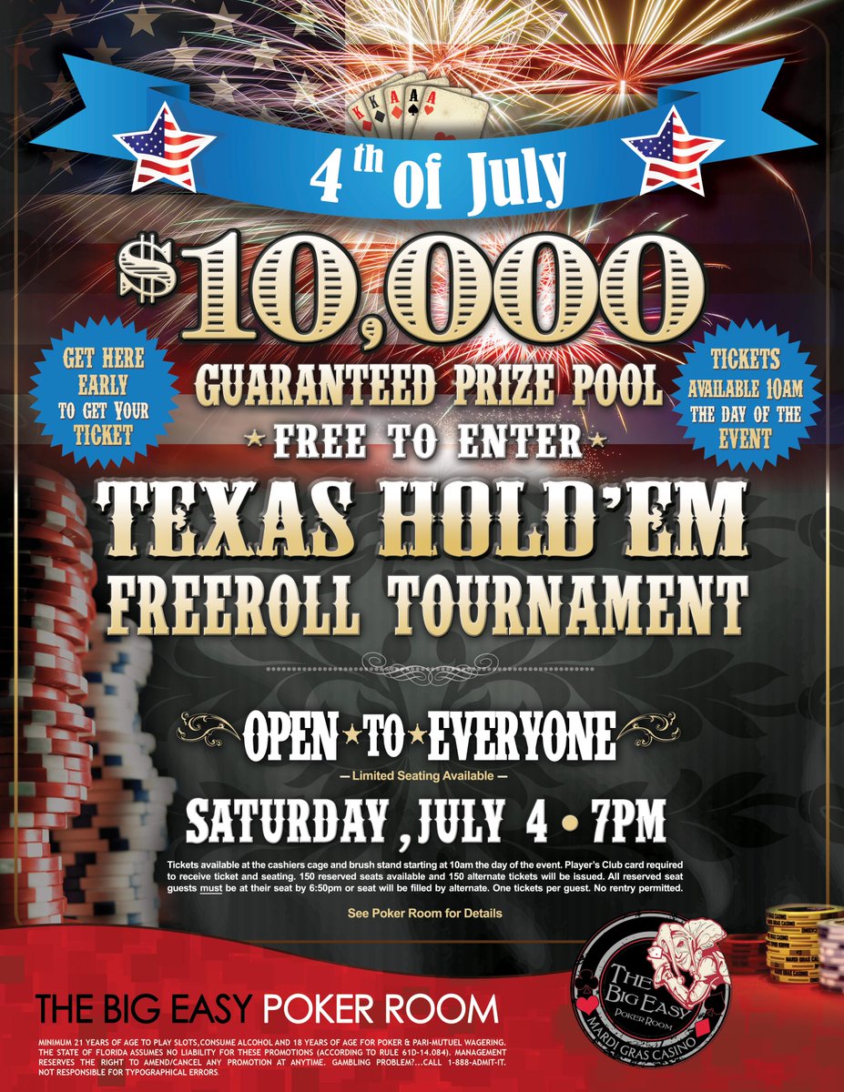 Free To Enter Poker Tournaments