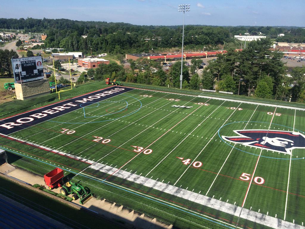 Check out the new turf at Joe Walton Stadium