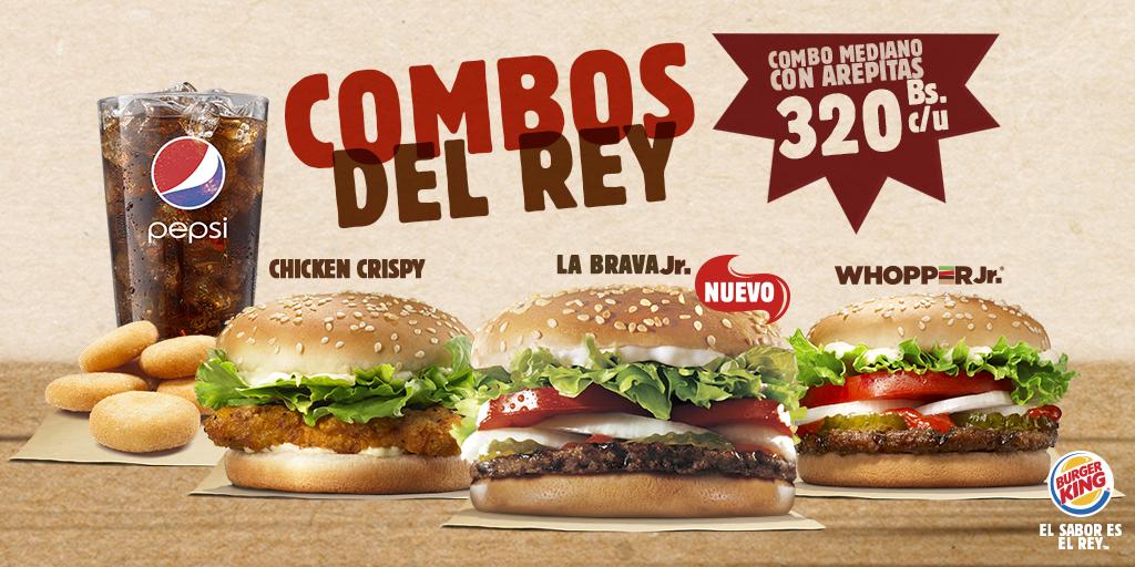 BurgerKingVE's tweet photo. Disfruta de los #CombosDelRey por solo BsF 320. #BurgerKing http://t.co/vTCXGDcpLj