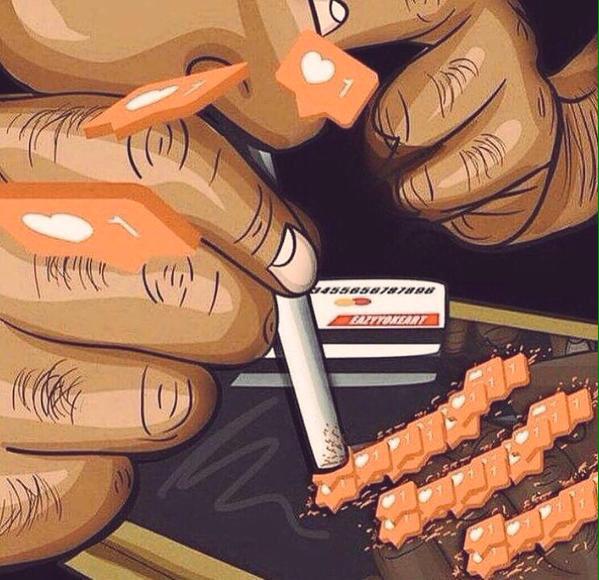 MondeBizarre_'s tweet photo. La drogue des reseaux sociaux http://t.co/6y7n4vKsUD