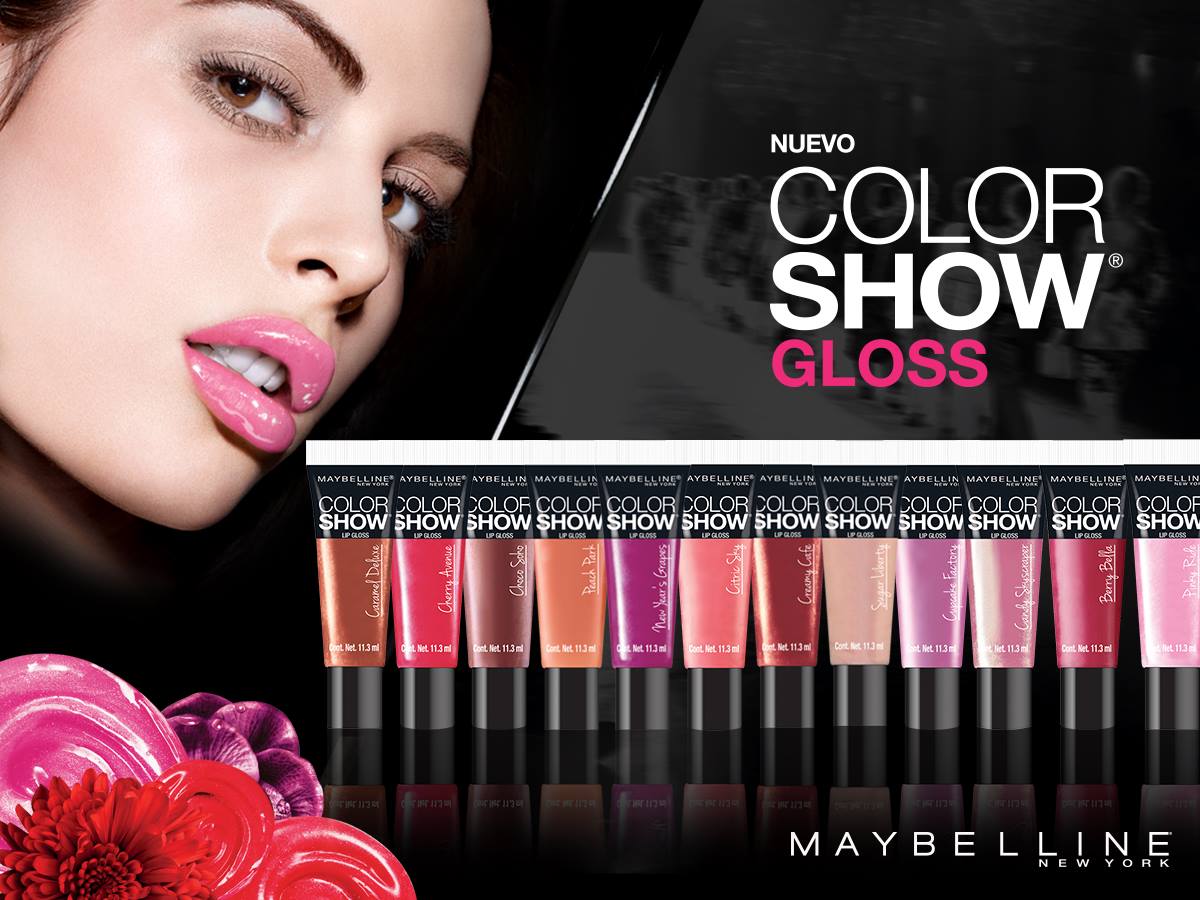 MaybellineChile's tweet photo. ¡Vuelven los gloss a #MNY! Brillos en tonos intensos que además hidratan tus labios #ColorShowGloss. http://t.co/oVOoM1sUCn