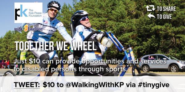 timboslice's tweet image. Its a showdown w/ @WalkingwithKP vs @InfinityYogaATL at the #AJCPRR! Donate w/ #tinygive bit.ly/1MxnOlf