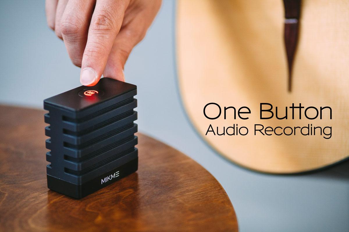 Just Launched: Mikme is a one button audio recorder for filmmakers, musicians, &amp; journalists: igg.me/at/mikme-micro…