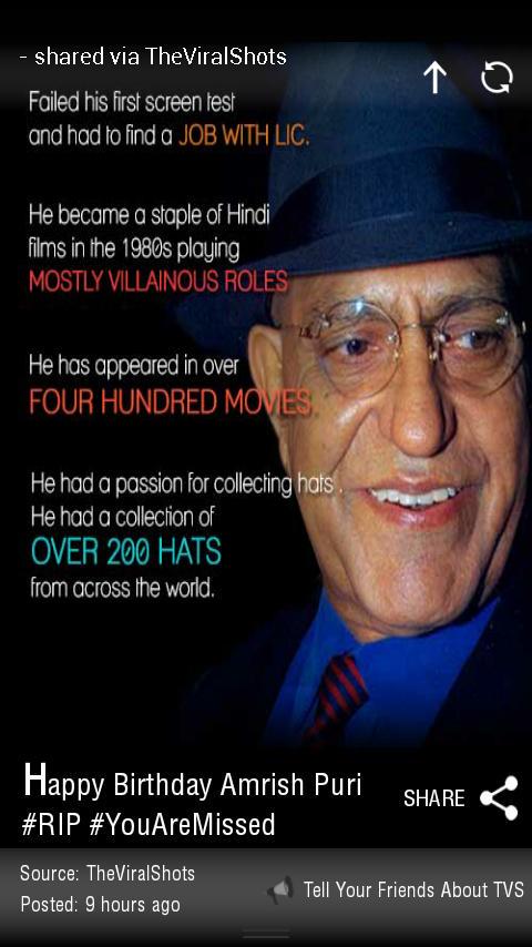 Happy Birthday Amrish Puri  
