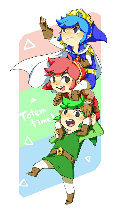 pixiv.net/member.php?id=… #TriForceHeroes #ZeldaTriforceHeroes #LegendofZelda #Cute #Funny #Link #TotemTime