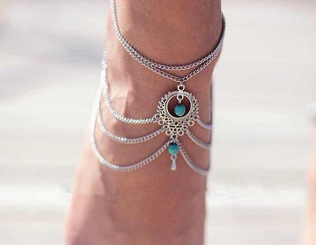 MilleModa's tweet photo. Turkuaz Taşlı Gothic Kol Zinciri /Halhal http://t.co/uIDnhqChse