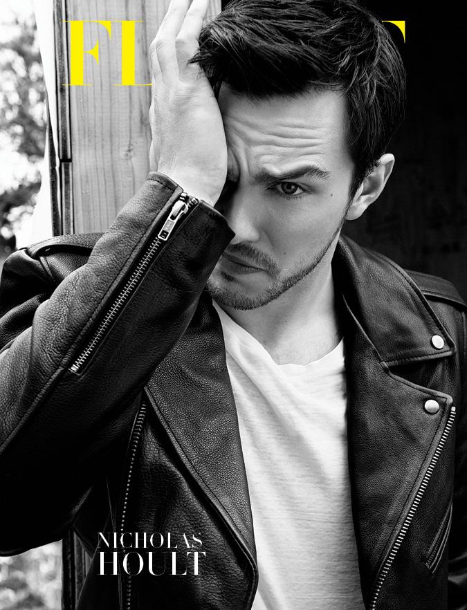 FlauntMagazine's tweet photo. Nicholas Hoult covering #thesummercampissue wearing jacket, T-shirt & denim jeans by @NEUW333. http://t.co/gjLBbDxBdg http://t.co/NCbCnG1OR3
