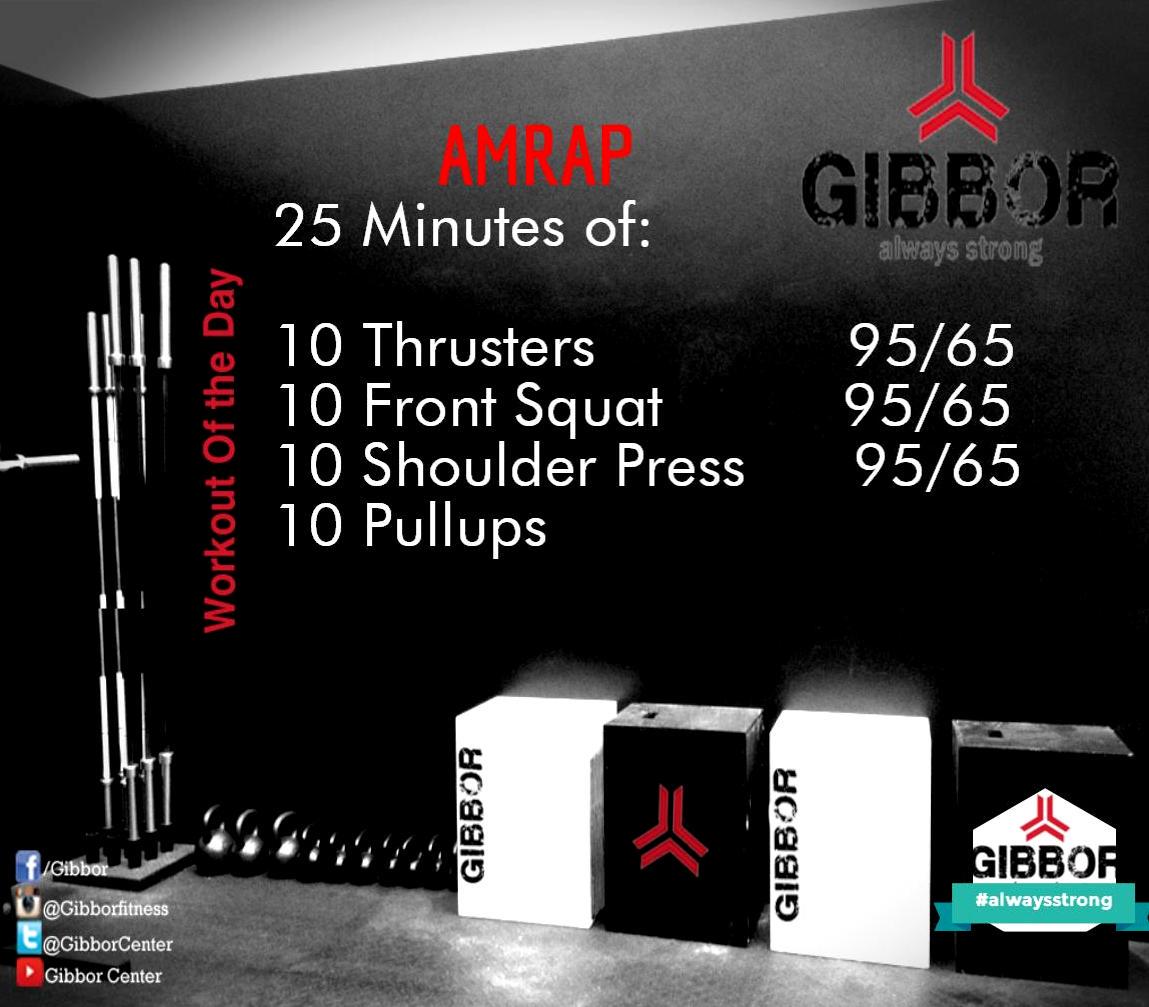 GibborCenter's tweet photo. #Crossfit
GIBBOR WOD's
#GIBBOR #alwaysstrong #fitness #workout #follow #RT http://t.co/BFm1V9XSpm