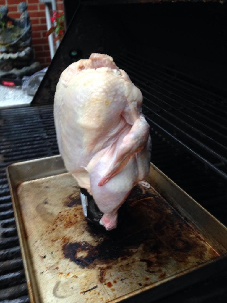 Yum yum.. Nothing better than a gentlemens pilsner beer can chicken@blueelephant#craftbeer#cheers#norfolktourisum
