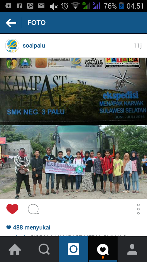 Alhamdulillah, sdh diupload. Makasih supportnya admin @SoalPALU ;)