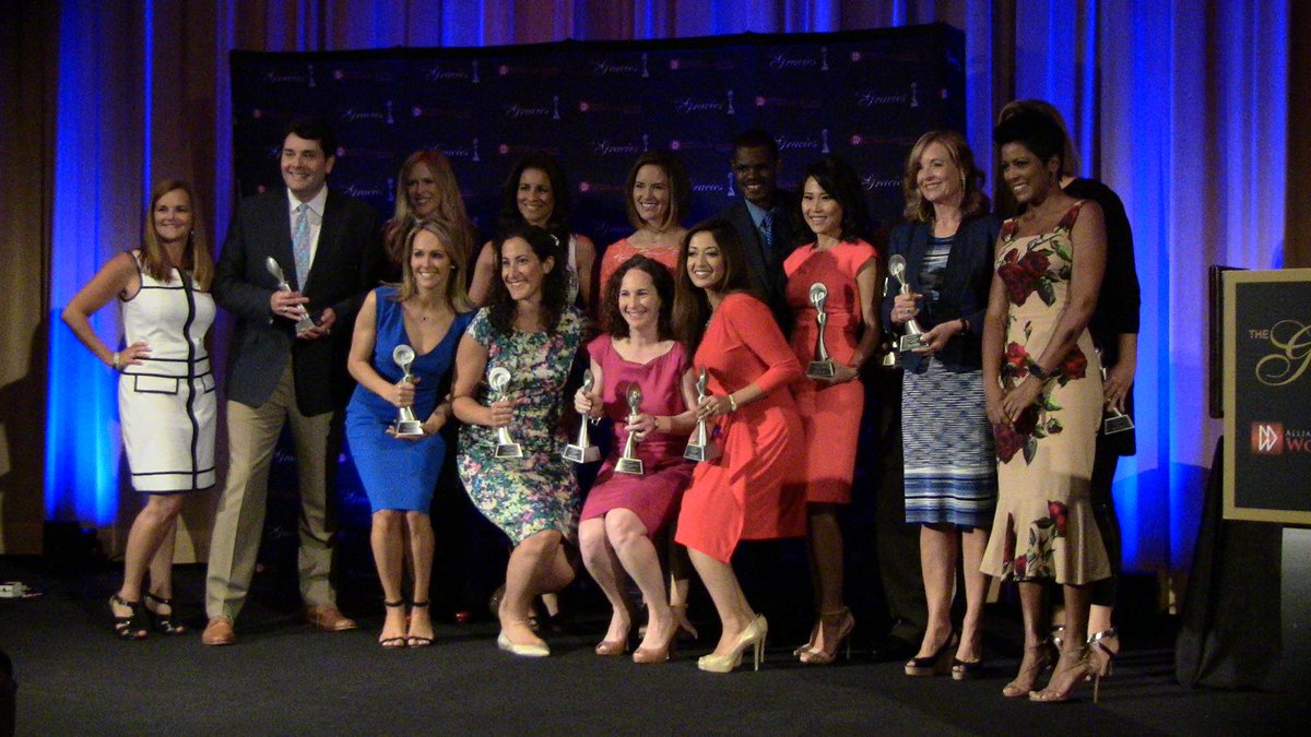 TasminMahfuz's tweet photo. #Gracies40 TV-Local Market winners :D @tamronhall @TishaOnTV @lizameak @NicoleMiddendor @KristinChannel8 @thegracies http://t.co/AtqPpa0I8k