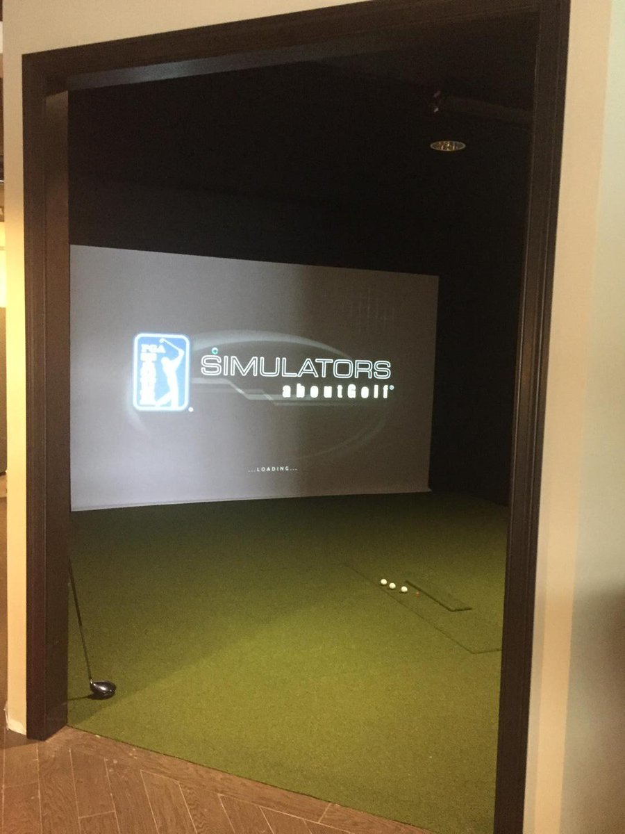 dhdpros's tweet photo. Stop into our showroom and check out the new golf simulator room. Hit the links anytime in the comfort of your home. http://t.co/Arq1Fsw87q