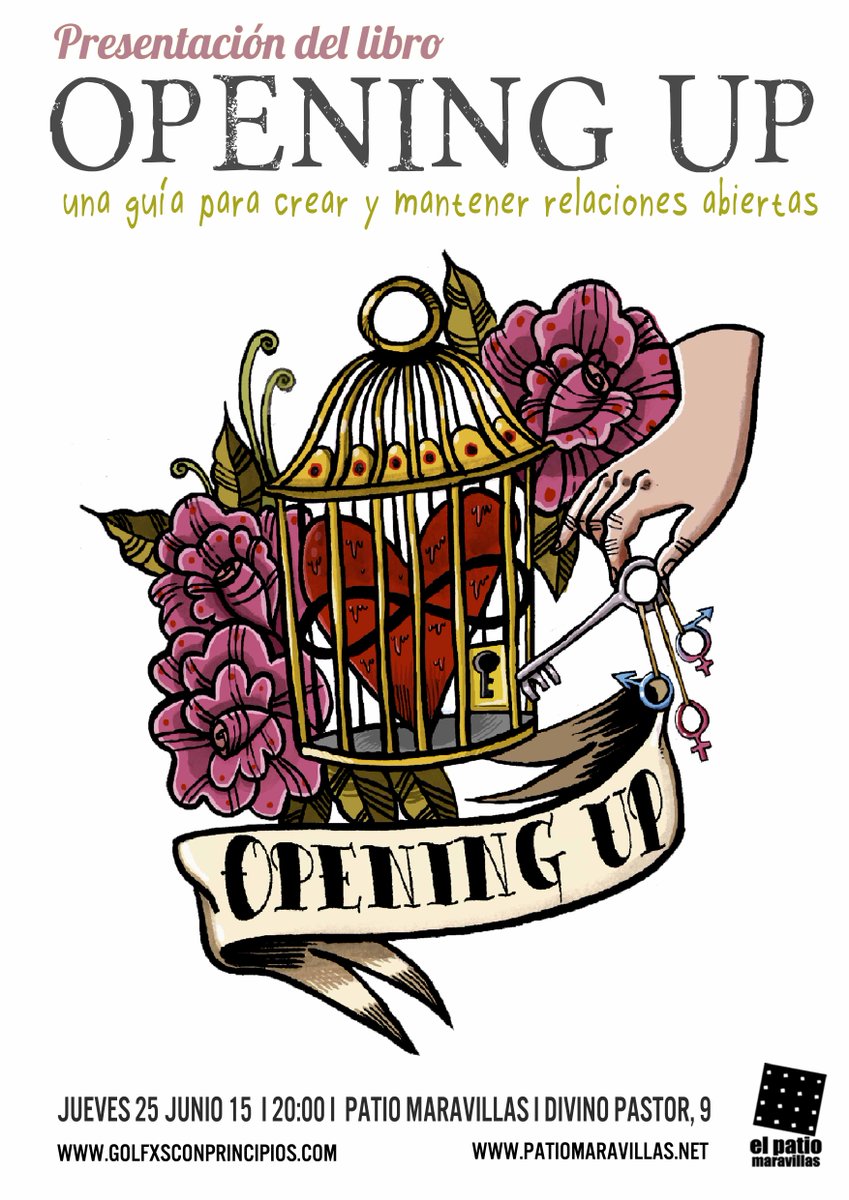 openingup_es's tweet photo. Este jueves, en Madrid, en el nuevo Patio Maravillas http://t.co/BLH6NuEGFa