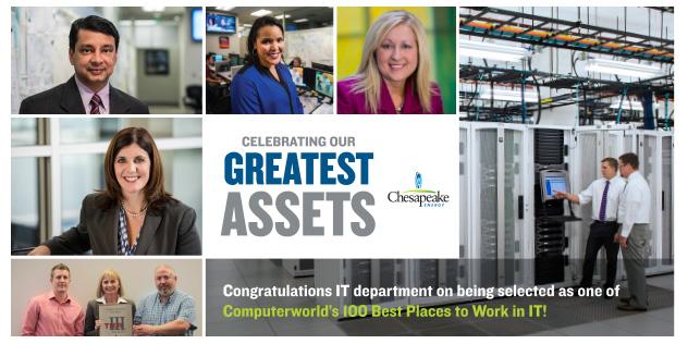 Congratulations to the <a href="/Chesapeake/">Chesapeake Energy</a> IT department! #ComputerWorld ow.ly/OEuLc