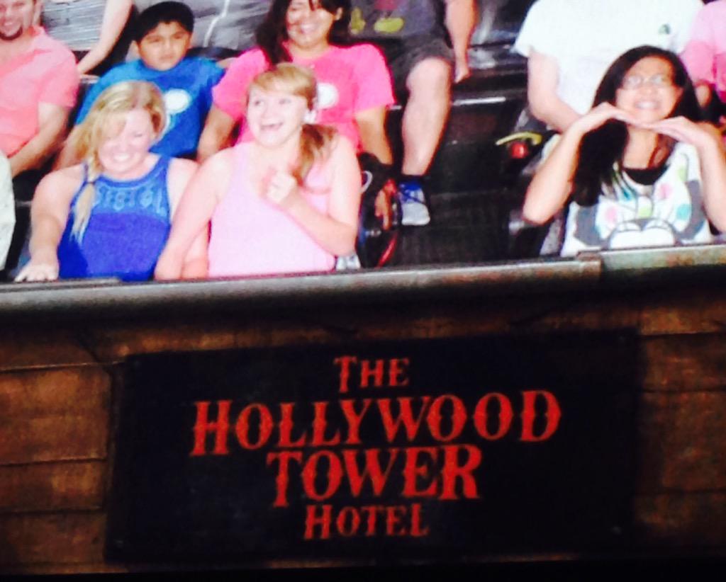 leighaaron2012's tweet photo. Because apparently the tower of terror is AWESOME! #disneyland @ProctorNatalie http://t.co/5vzULePDsY
